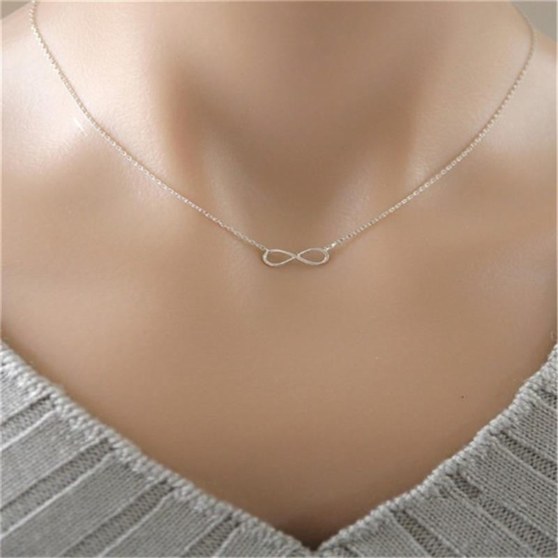 Colier din argint 925 rodiat cu semnul infinitului Colier Lasardo Gioielli