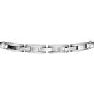 Sistem de închidere brățară bărbătească Morellato Motown, din oțel inoxidabil argintiu