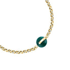 bratara aurie trussardi agat verde