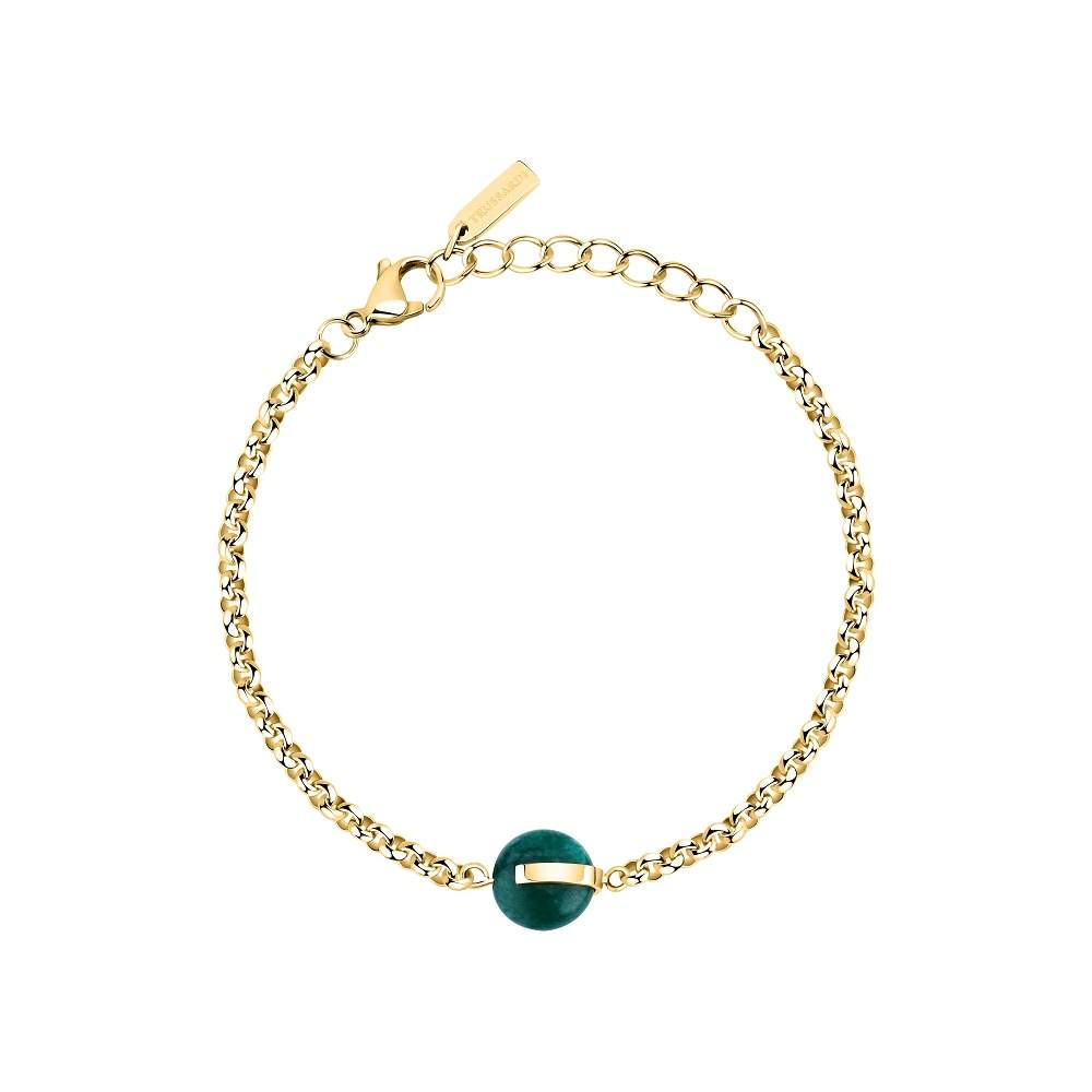 bratara aurie trussardi agat verde