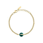 bratara aurie trussardi agat verde