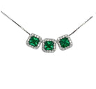 colier cu smaralde si diamant