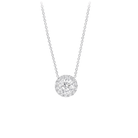 colier din argint 925 rodiat cu diamante cz albe