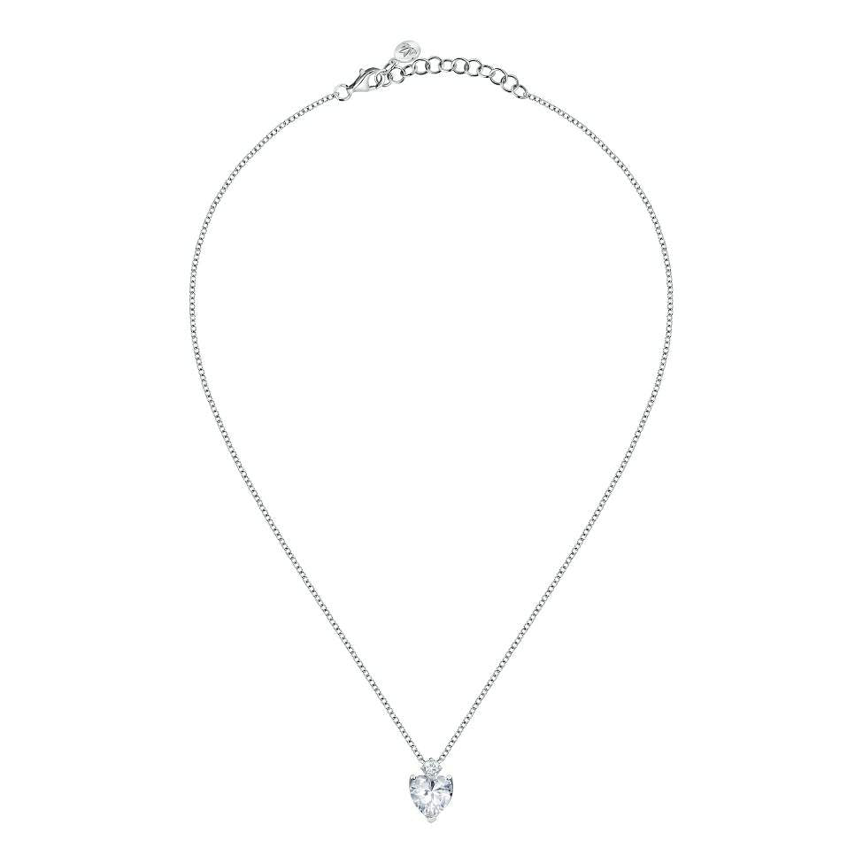 colier argint morellato inima diamant cz