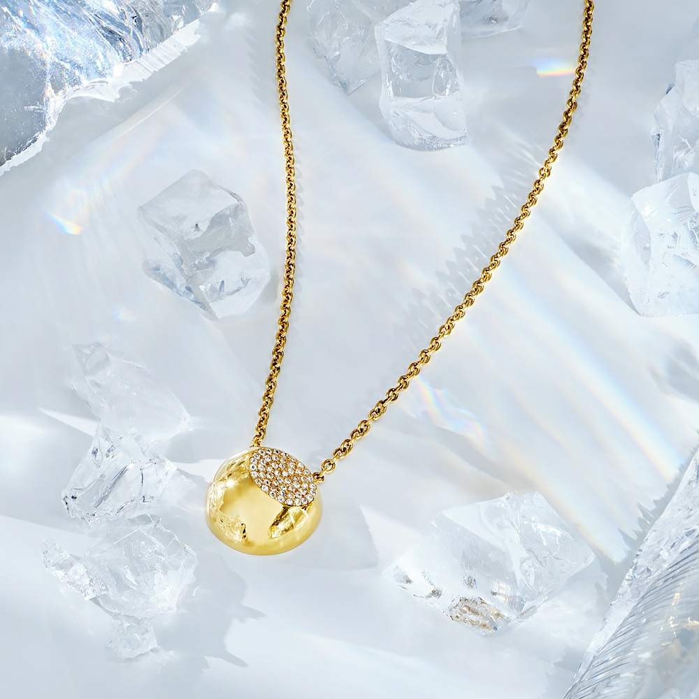 colier trussardi auriu
