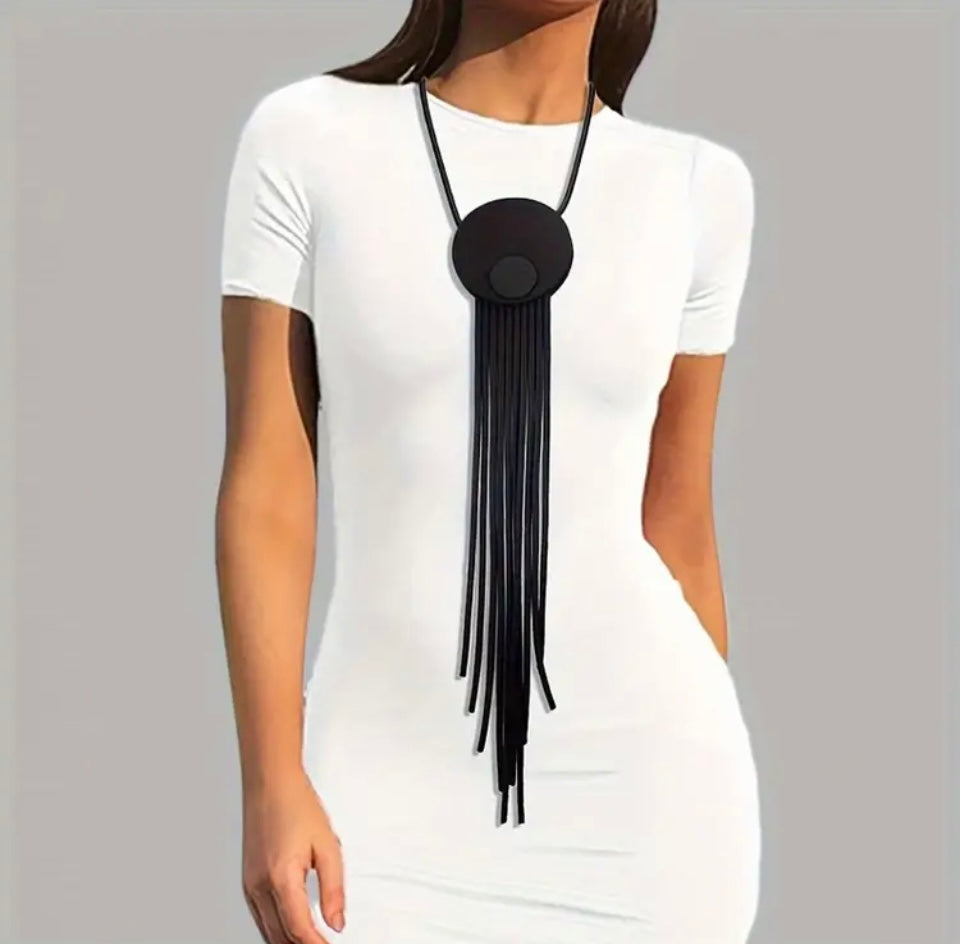 Colier Statement Negru Total Eclipse