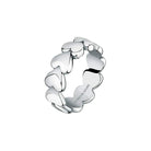 inel argintiu cu inimi