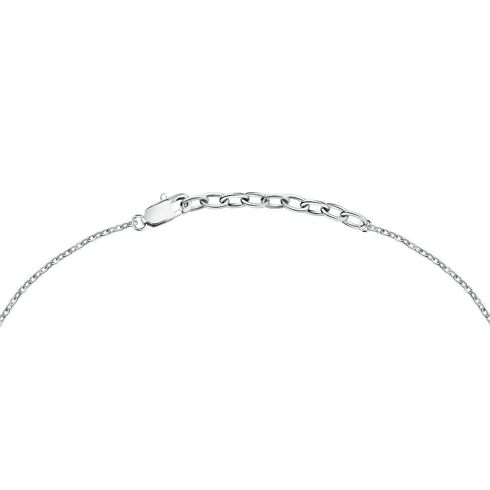 colier barbatesc maserati cu placuta diamante cz negre