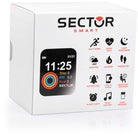 ceas smart sector curea mesh argintie