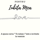 Bratara din argint 925 cu scris LOVE Bratara Lasardo Gioielli