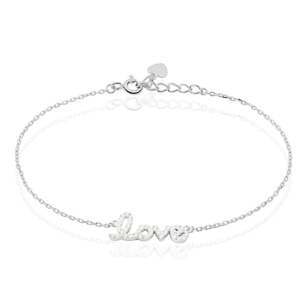 Bratara din argint 925 cu scris "Love" Bratara Lasardo Gioielli