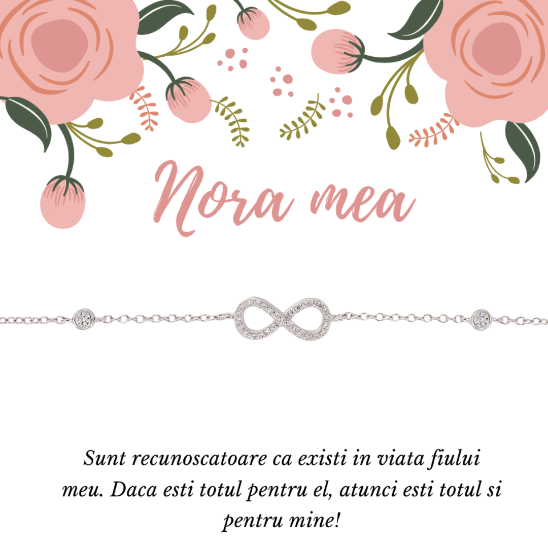 Bratara din argint 925 cu semnul infinitului Bratara Lasardo Gioielli