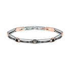 Bratara barbateasca Morellato colectia Ceramic cu diamante CZ negre Bratara Lasardo Gioielli