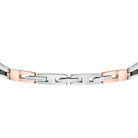 Bratara barbateasca Morellato colectia Ceramic cu diamante CZ negre Bratara Lasardo Gioielli