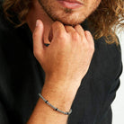 Bratara barbateasca Sector argintie colectia Premium Bratara Lasardo Gioielli