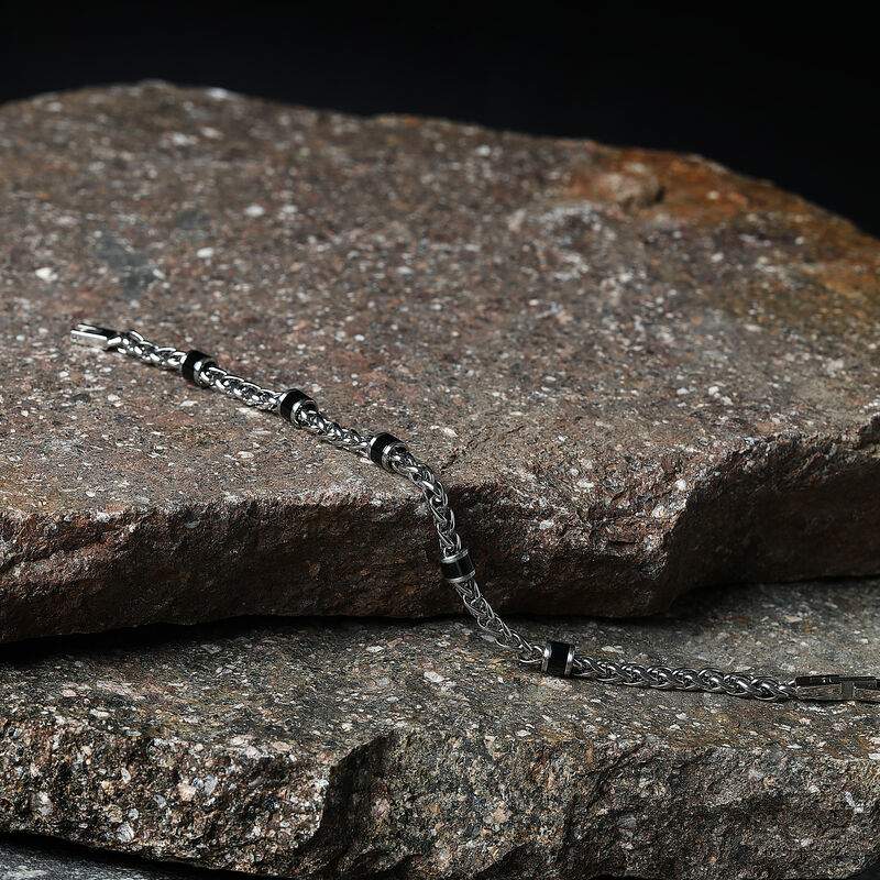 Bratara barbateasca Sector argintie colectia Premium Bratara Lasardo Gioielli