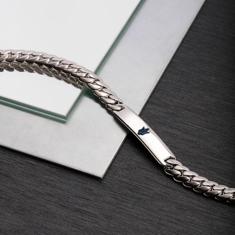 Bratara barbateasca Maserati din otel inoxidabil 316l hipoalergenic Bratara Lasardo Gioielli