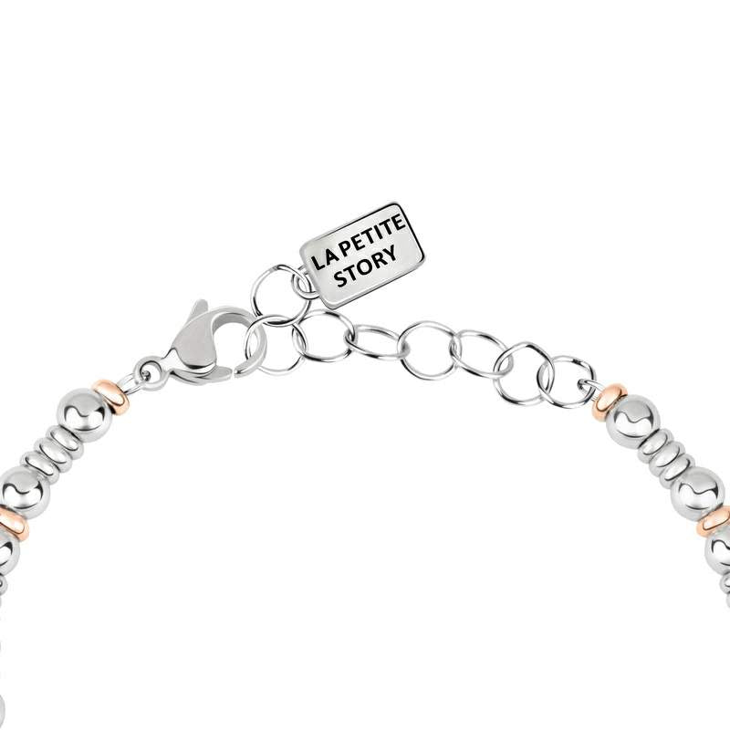 Bratara "Pomul Vietii" argintie cu elemente rose gold La Petite Story Colier Lasardo Gioielli