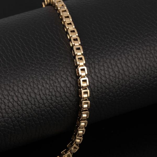 Bratara barbati Sector din otel inoxidabil rodiat auriu Bratara Lasardo Gioielli