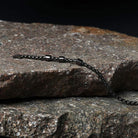 Bratara barbateasca Sector neagra colectia Premium Bratara Lasardo Gioielli