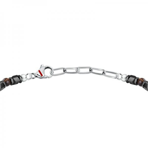 Bratara barbateasca Sector cu hematite si ochi de tigru Bratara Lasardo Gioielli
