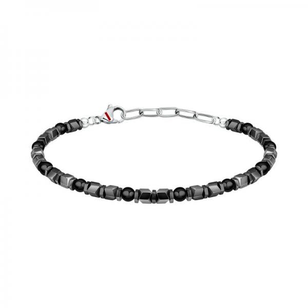 Bratara barbateasca Sector cu hematite si agate Bratara Lasardo Gioielli