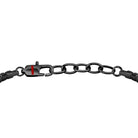 Bratara Tennis barbateasca Sector cu Diamante CZ negre si placuta Bratara Lasardo Gioielli