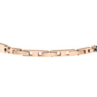 Bratara Tennis barbateasca Maserati din otel inoxidabil rodiat rose gold cu Diamante CZ negre Bratara Lasardo Gioielli