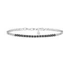 Bratara Tennis Morellato Cu Diamante Cz Negre Bratara Lasardo Gioielli