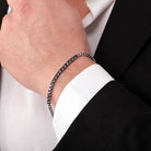 Bratara Tennis Morellato Cu Diamante Cz Negre Bratara Lasardo Gioielli