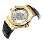 ceas de dama maserati auriu curea neagra