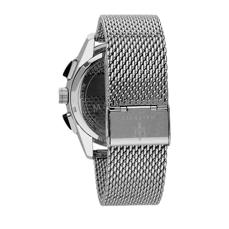 Ceas barbatesc Maserati colectia Traguardo curea mesh aurie Ceas Lasardo Gioielli