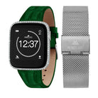 ceas smart de dama morellato curea piele verde