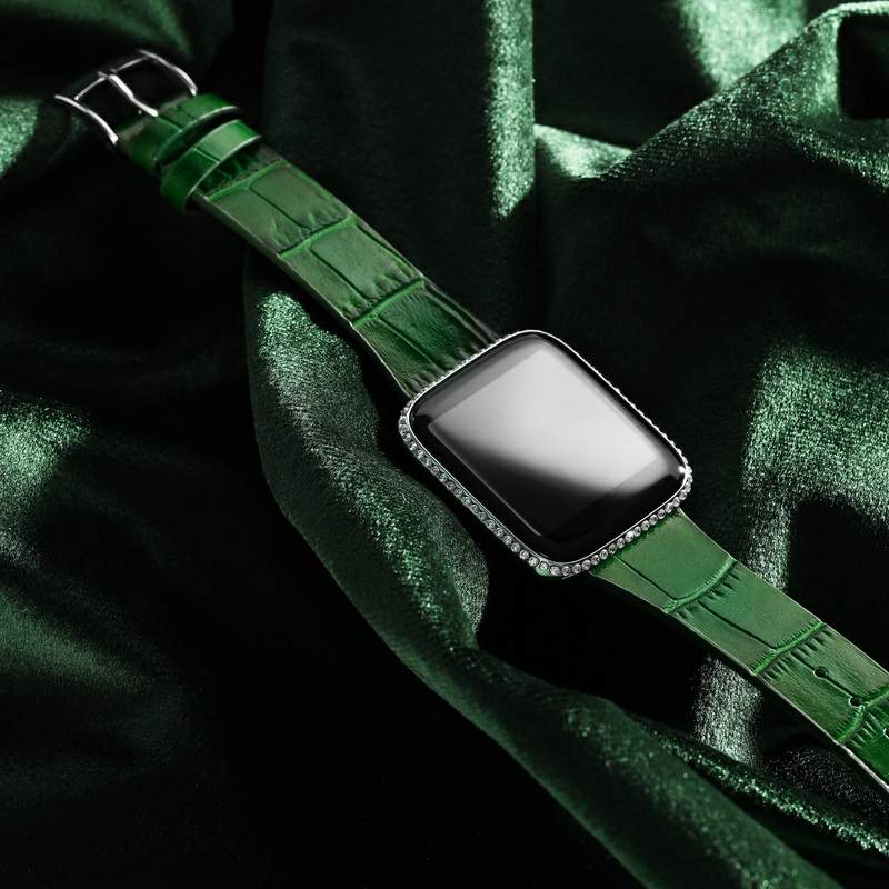 ceas smart de dama morellato curea piele verde