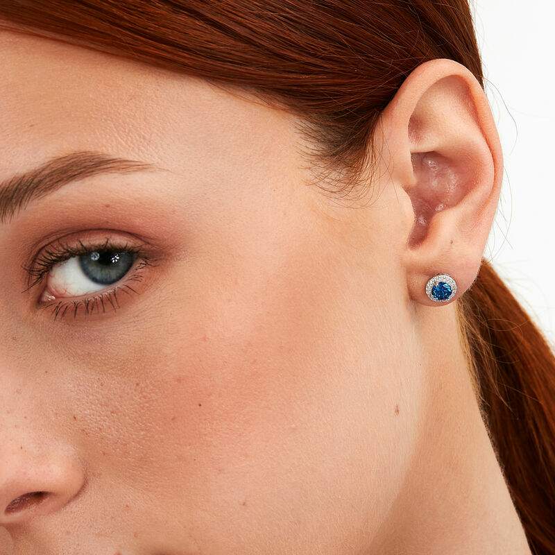 cercei argint safire la petite story