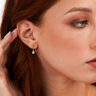 cercei din argint cu stele