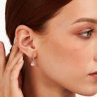 cercei argint cu inimi