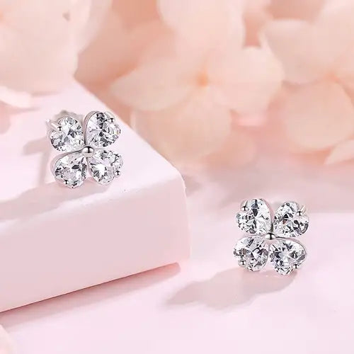 cercei argint trifoi