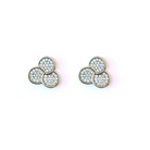 Cercei argint 925 cu diamante CZ micropave Cercei Lasardo Gioielli