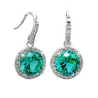 cercei argint turmalina