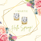 cercei argint aurii punto luce 1 martie
