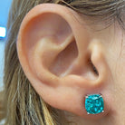 cercei punto luce verzi