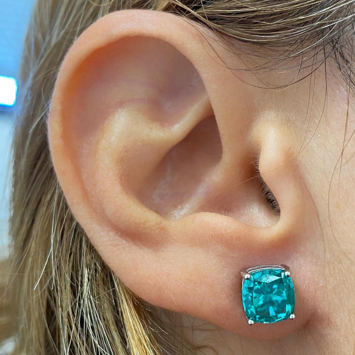 cercei punto luce verzi