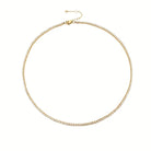 colier tennis auriu cu inchizatoare cu prelungire