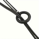 colier noir knot minimalist negru