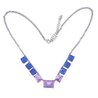 colier argint cu tanzanite