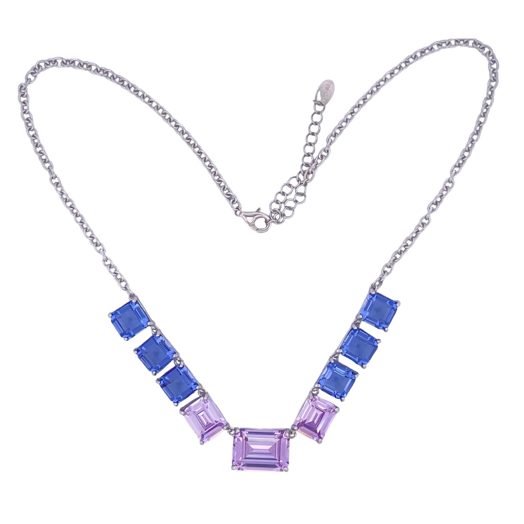 colier argint cu tanzanite