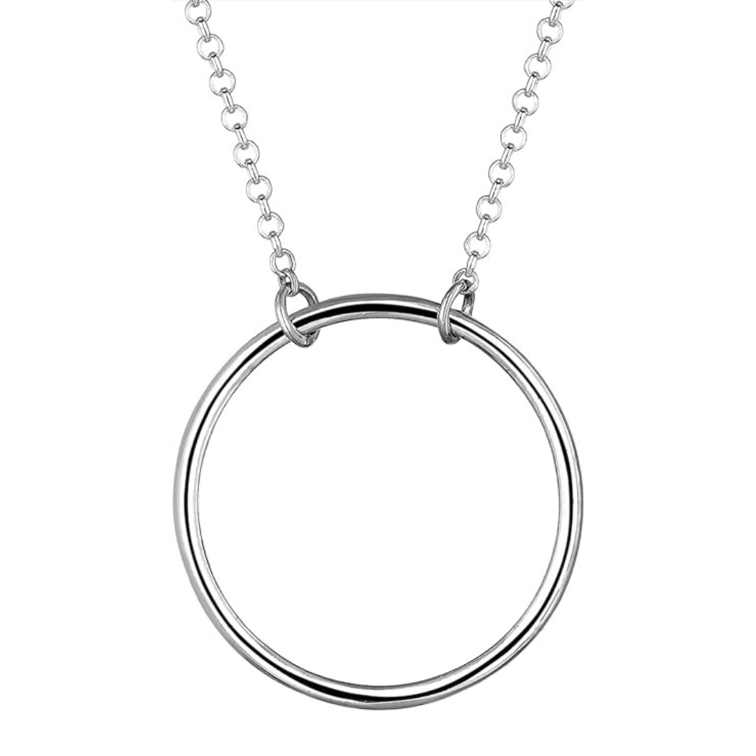 colier argint cerc karma