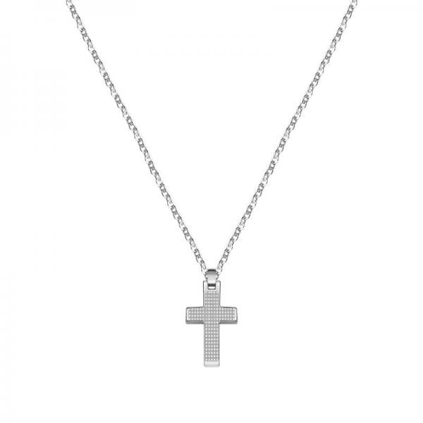 COLIER BARBATESC CU CRUCE