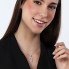 colier argint cu cruciulita